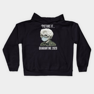 Picture It Quarantine 2020  T Shirt Kids Hoodie